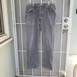 Levi's straight leg button fly mens jeans